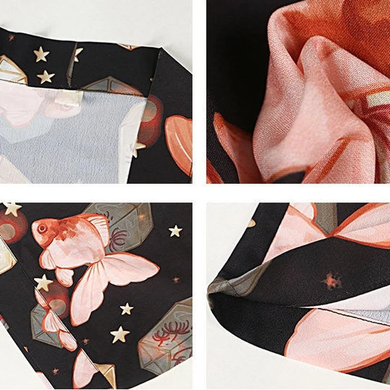 Jackets Women Print Loose Retro Japanese Style Open Stitch Chic Summer Chiffon Sun-proof Ulzzang Femme Causal Mujer Blusas Basic
Jackets Women Print Loose Retro Japanese Style Open Stitch Chic Summer Chiffon Sun-proof Ulzzang Femme Causal Mujer Blusas Basic