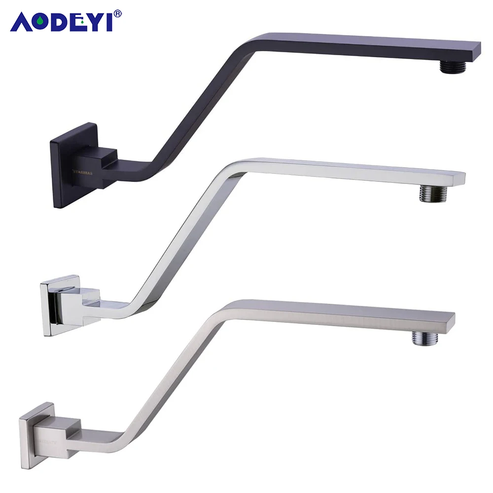 Brass Shower Arm Extension Heighten Shower Head Holder Chrome Brushed Nickel Black Wall Mounted Fixed Bracket Bar Accessories
Brass Shower Arm Extension Heighten Shower Head Holder Chrome Brushed Nickel Black Wall Mounted Fixed Bracket Bar Accessories