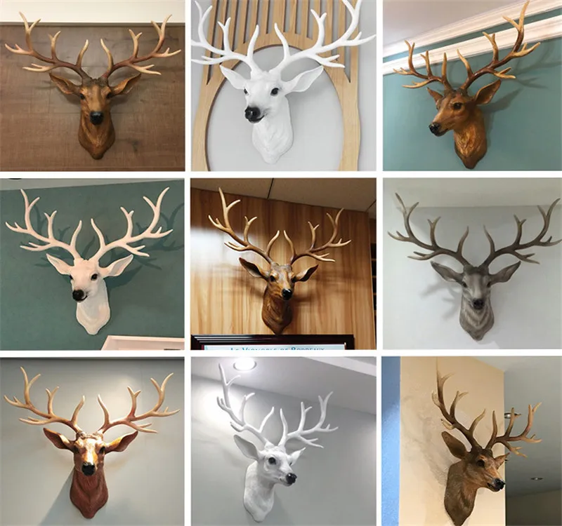 HHT большого размера Ретро изделия из смолы имитация головы оленя фон настенное украшение статуя животных аксессуары для дома украшения
HHT большого размера Ретро изделия из смолы имитация головы оленя фон настенное украшение статуя животных аксессуары для дома украшения