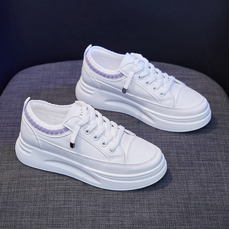 Brand New Spring Women Casual Platform Shoes Leather Fashion Comfortable Girl Lace-up Thick-soled Leisure Flat Shoes Sneakers
Brand New Spring Women Casual Platform Shoes Leather Fashion Comfortable Girl Lace-up Thick-soled Leisure Flat Shoes Sneakers