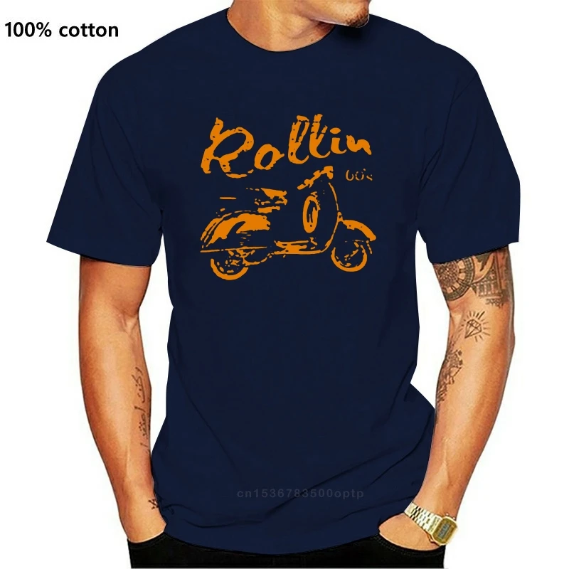 New Cool Vintage Mens T Shirt With Old School Motor Scooter - Short Sleeve Moped Tee Casual Print Fashion Tee Shirt
New Cool Vintage Mens T Shirt With Old School Motor Scooter - Short Sleeve Moped Tee Casual Print Fashion Tee Shirt
