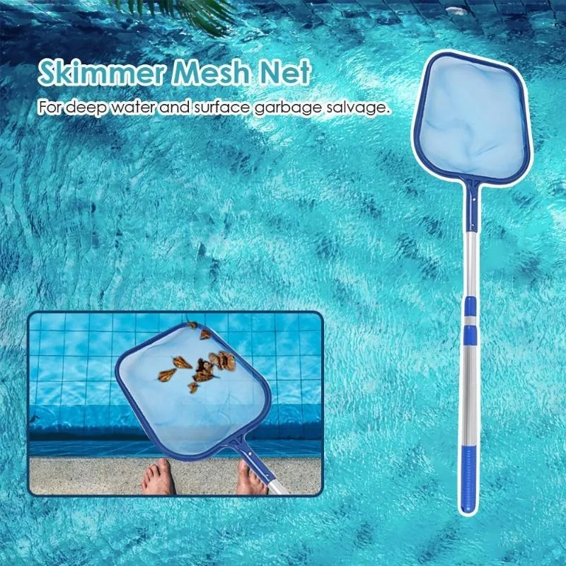 Profession Telescopic Pole Leaf Skimmer Mesh Net Professional Cleaner Swimming Pool Pond Tub Cleaning Tool
Profession Telescopic Pole Leaf Skimmer Mesh Net Professional Cleaner Swimming Pool Pond Tub Cleaning Tool