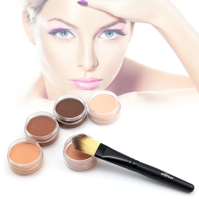 5 Colors Women High Coverage Concealer Waterproof Long Lasting Face Makeup Foundation High Coverage Concealer Comestics Makeup 
5 Colors Women High Coverage Concealer Waterproof Long Lasting Face Makeup Foundation High Coverage Concealer Comestics Makeup