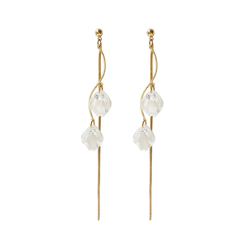 Prevent Allergy Exquisite Elegant Trend Fashion Stud Ear Rings 2020 Trendy Long Tassel Crystal Chain Shell Earrings For Woman 
Prevent Allergy Exquisite Elegant Trend Fashion Stud Ear Rings 2020 Trendy Long Tassel Crystal Chain Shell Earrings For Woman