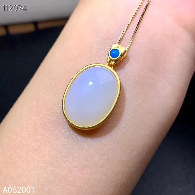 KJJEAXCMY fine jewelry natural white jade 925 sterling silver new women pendant necklace support test popular luxury
KJJEAXCMY fine jewelry natural white jade 925 sterling silver new women pendant necklace support test popular luxury