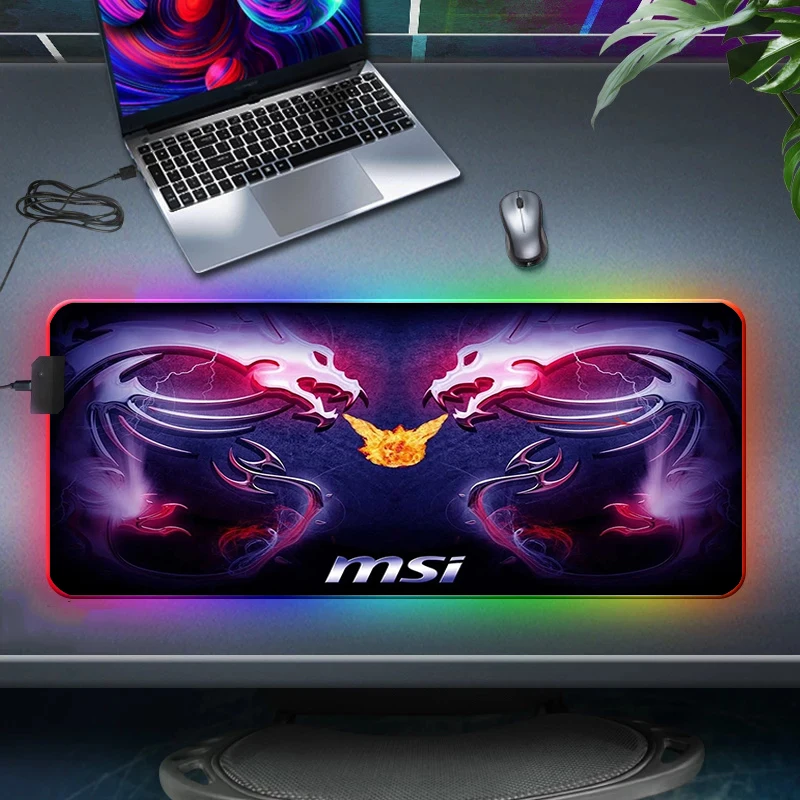 MSI LOGO Big Keyboard Desk Mat RGB Large Mouse Pad Gamer Big Mouse Mat Computer Mousepad LED Backlight Gaming Mause Pad Custom
MSI LOGO Big Keyboard Desk Mat RGB Large Mouse Pad Gamer Big Mouse Mat Computer Mousepad LED Backlight Gaming Mause Pad Custom