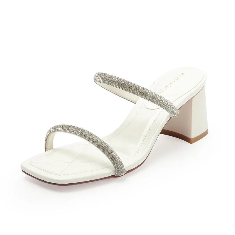 open toe sandals 2021 summer new net red diamond high heel shoes thick heel women's shoes wear flip
open toe sandals 2021 summer new net red diamond high heel shoes thick heel women's shoes wear flip