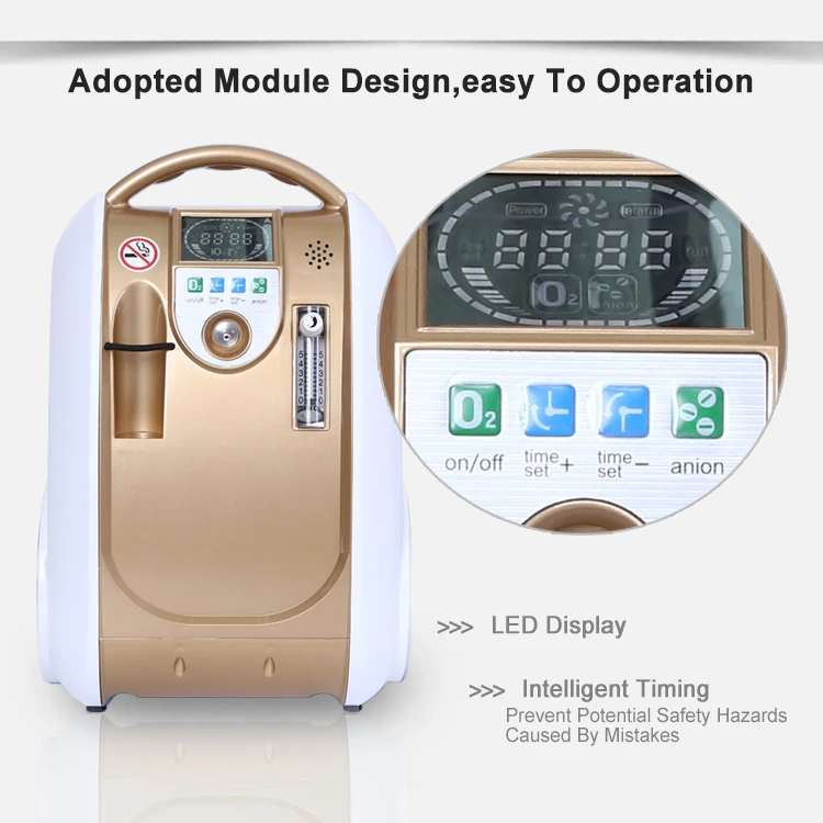 1-5L/min Portable Oxygen Concentrator oxygen bank oxygen machine for Home use respirators
1-5L/min Portable Oxygen Concentrator oxygen bank oxygen machine for Home use respirators