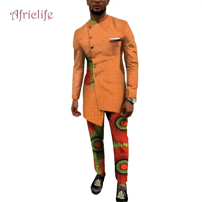 Party Wedding Men Pant Suits High Quality Plus Size Custom Men Dresses Hot Selling African Wax Cotton Young Men Set WYN1061
Party Wedding Men Pant Suits High Quality Plus Size Custom Men Dresses Hot Selling African Wax Cotton Young Men Set WYN1061