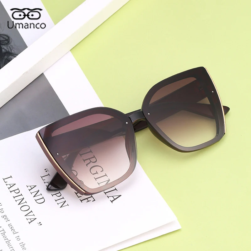 Umanco Fashion Big Square Cat Eye Sunglasses Women High Quality Retro Gradient Cateye Sunglasses Brand Design Sunshades UV400
Umanco Fashion Big Square Cat Eye Sunglasses Women High Quality Retro Gradient Cateye Sunglasses Brand Design Sunshades UV400