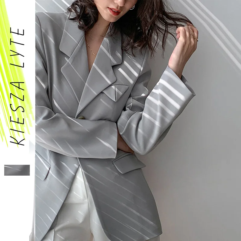 Blue Grey Suit Blazer Women Casual Slim 2023 Spring Autumn Female Single Button Notched Collar Jacket Office Lady Workwear
Blue Grey Suit Blazer Women Casual Slim 2023 Spring Autumn Female Single Button Notched Collar Jacket Office Lady Workwear