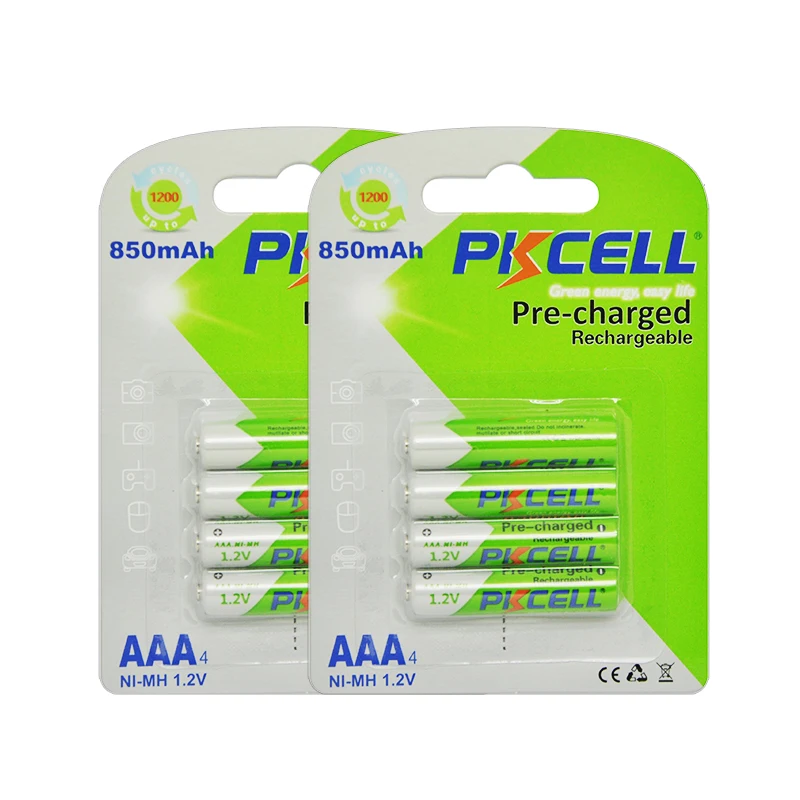 2Pack PKCELL 3A 1.2V AAA NIMH LSD Rechargeable Battery in 850mah aaa Capacity Batteries For Remote Control Toys
2Pack PKCELL 3A 1.2V AAA NIMH LSD Rechargeable Battery in 850mah aaa Capacity Batteries For Remote Control Toys