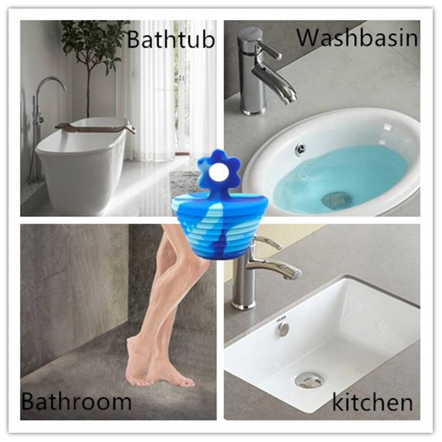 Camouflage Silicone Bath Tub Sink Floor Drain Plug Laundry Water Stopper Shower Bathtub Plug Kitchen Bathroom Deodorant Plug
Camouflage Silicone Bath Tub Sink Floor Drain Plug Laundry Water Stopper Shower Bathtub Plug Kitchen Bathroom Deodorant Plug