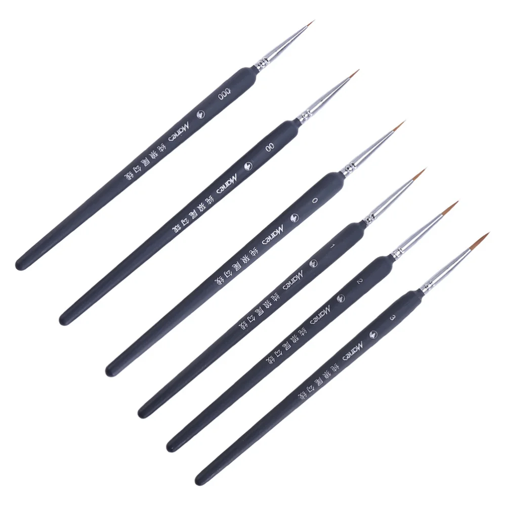 6pcs Weasel Hair Water Color Brushes Paintbrush Line Drawing Pen Painting Accessories for Students Adults
6pcs Weasel Hair Water Color Brushes Paintbrush Line Drawing Pen Painting Accessories for Students Adults