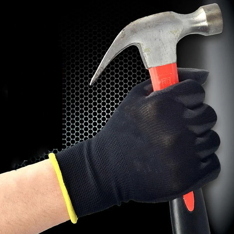 24pairs/12 Pairs Black PU Nitrile Industrial Protective Safety Work Glove With Nylon Cotton Knitted Coated Palm Gloves
24pairs/12 Pairs Black PU Nitrile Industrial Protective Safety Work Glove With Nylon Cotton Knitted Coated Palm Gloves