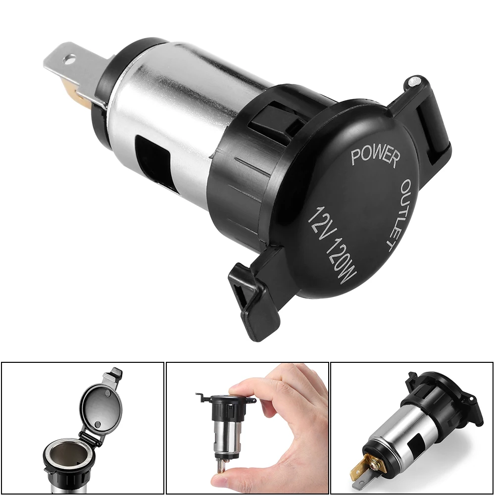 Highperformance Car Cigarette Lighter Socket Heat-Resistant Waterproof 12-24V Power Plug Adapter Plastic Motorcycle Power Supply
Highperformance Car Cigarette Lighter Socket Heat-Resistant Waterproof 12-24V Power Plug Adapter Plastic Motorcycle Power Supply