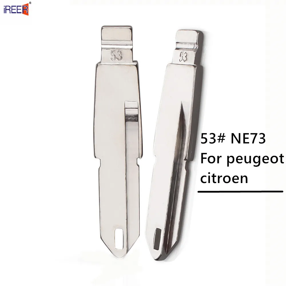 

#53 NE72 Universal Remotes Flip Key Blade NO. 53 LVVDI remote For Peugeot 206 306 405 for Citroen KD Remote