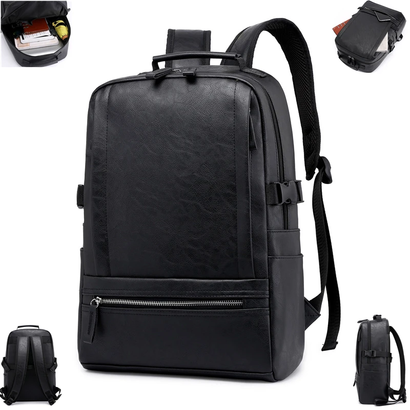 Designer 15.6 Inch PU Laptop Backpack Waterproof School Backpacks Men Business Travel Causal Boy's Outdoor Bag Computer Bagpack
Designer 15.6 Inch PU Laptop Backpack Waterproof School Backpacks Men Business Travel Causal Boy's Outdoor Bag Computer Bagpack