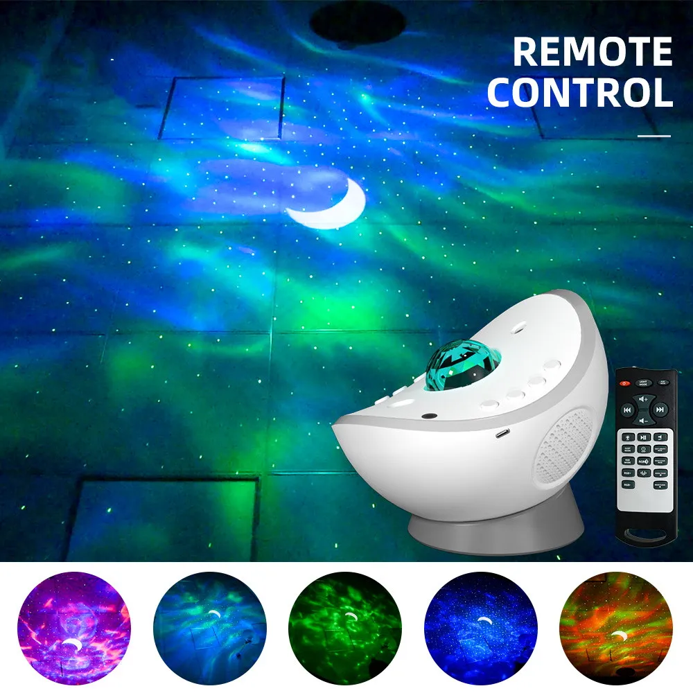 New LED Aurora Projector speaker,Galaxy Starry Sky Ocean Wave Projector White Noise Night Light Colorful Nebula Star Moon Lamp
New LED Aurora Projector speaker,Galaxy Starry Sky Ocean Wave Projector White Noise Night Light Colorful Nebula Star Moon Lamp