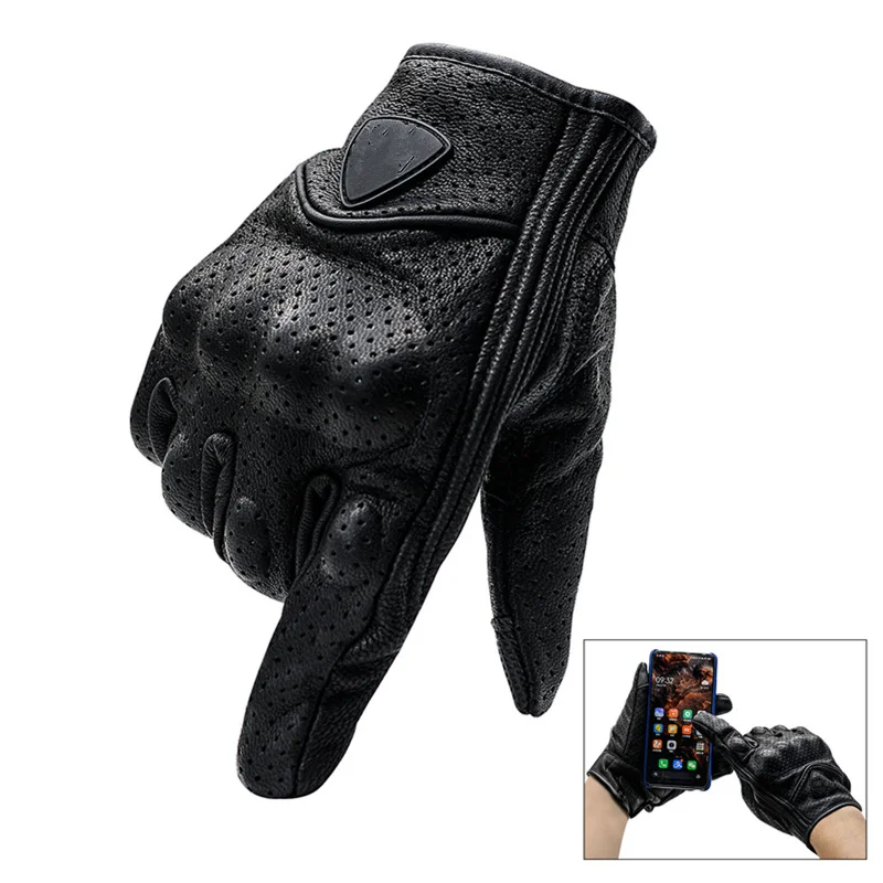 Cycling Full-finger Perforated Full-leather Gloves Touch Screen Windproof Outdoor Protective Gloves With Holes For Ventilation
Cycling Full-finger Perforated Full-leather Gloves Touch Screen Windproof Outdoor Protective Gloves With Holes For Ventilation