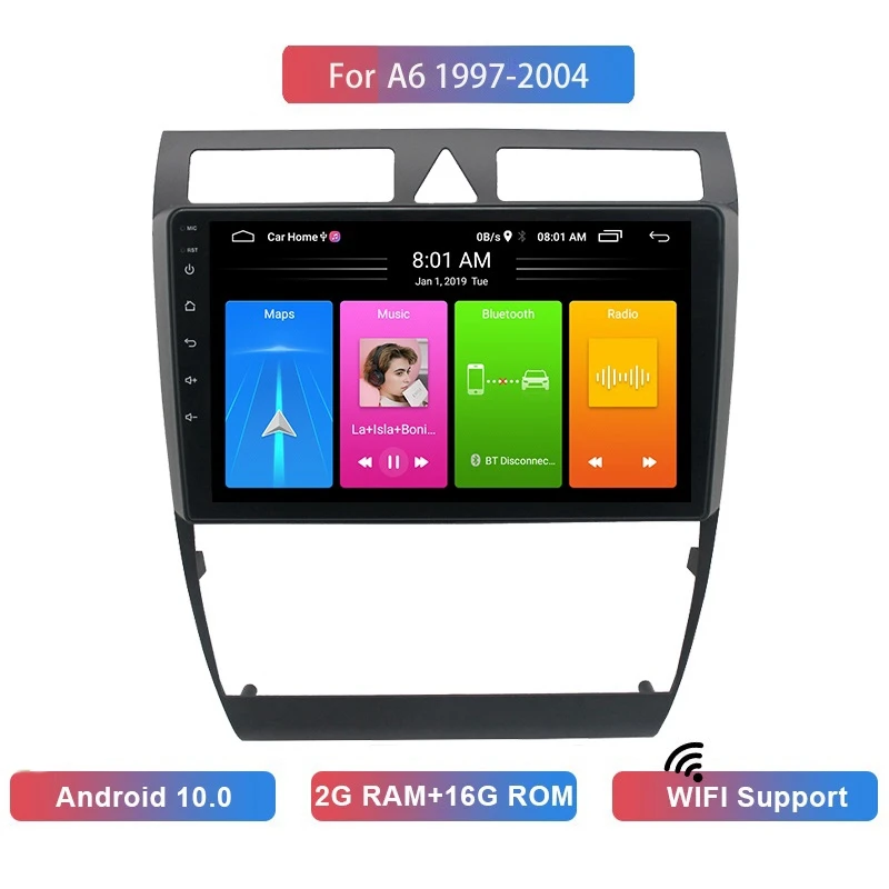 9-дюймовый 2 Din Android 10,0 автомобильный MP5-плеер стерео радио 2 + 16 Гб Wifi Bluetooth GPS навигация для A6 S6 RS6 1997-2004
9-дюймовый 2 Din Android 10,0 автомобильный MP5-плеер стерео радио 2 + 16 Гб Wifi Bluetooth GPS навигация для A6 S6 RS6 1997-2004
