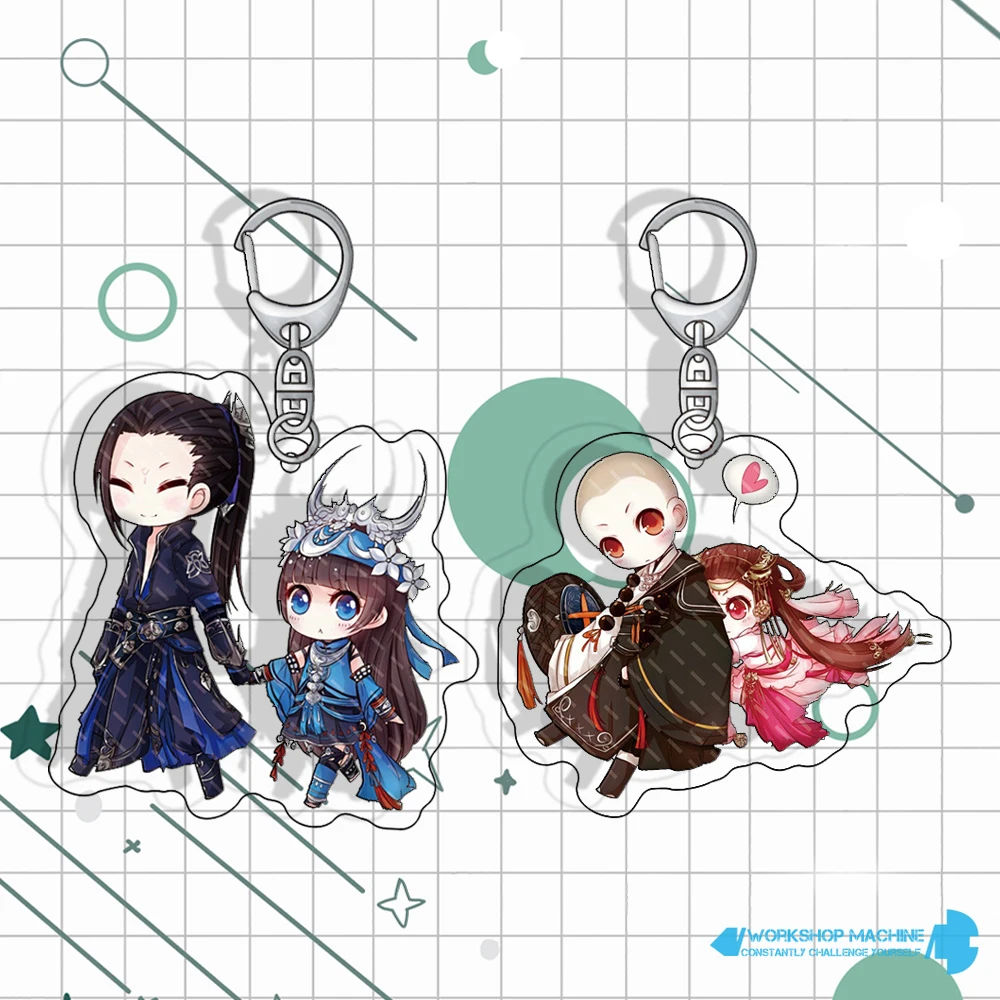 Swordsman Love Anime Manga Couple Male Student Bag Pendant Car and Mobile Phone Keychain Acrylic Doll High Precision Gift 6cm
Swordsman Love Anime Manga Couple Male Student Bag Pendant Car and Mobile Phone Keychain Acrylic Doll High Precision Gift 6cm
