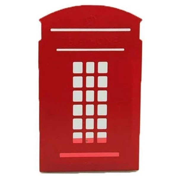 1 Pair London Telephone Booth Design Anti-Skid Bookends Book Shelf Holder Stationery (Red)
1 Pair London Telephone Booth Design Anti-Skid Bookends Book Shelf Holder Stationery (Red)