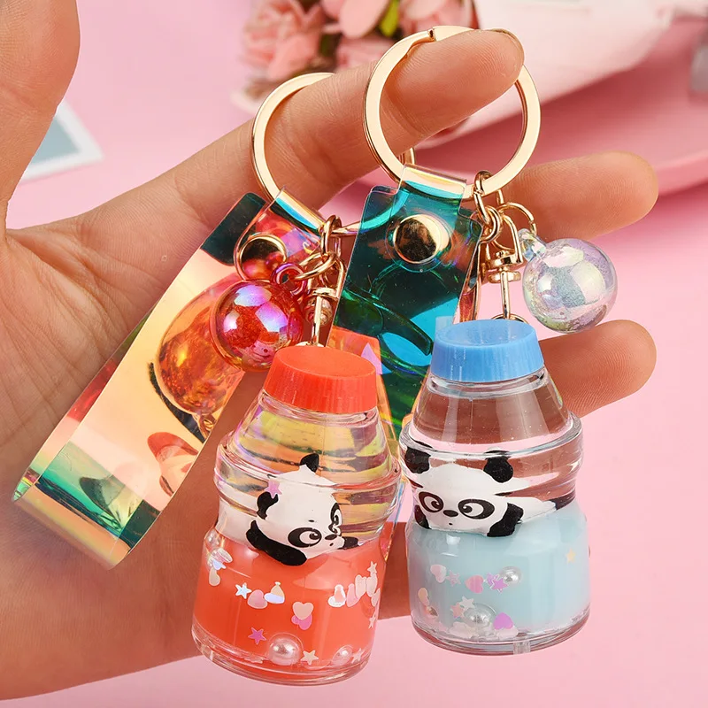 Creative Liquid Quicksand Acrylic Keychain Floating Panda Student School Bag Pendant Cartoon Panda Car Key Accessories
Creative Liquid Quicksand Acrylic Keychain Floating Panda Student School Bag Pendant Cartoon Panda Car Key Accessories