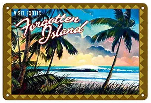 Visit Exotic Forgotten Island - Hawaiian Travel Poster by Wade Koniakowsky - Metal Sign
Visit Exotic Forgotten Island - Hawaiian Travel Poster by Wade Koniakowsky - Metal Sign