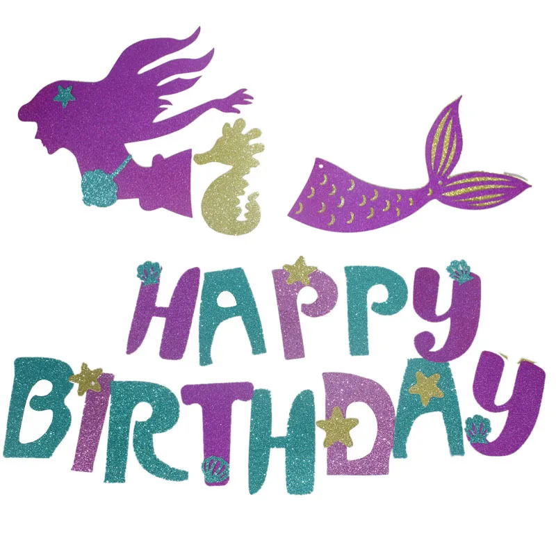 Mermaid Party Decoration Happy Birthday Banner Decoration Birthday Party Banner Birthday Decor for Kids HW78
Mermaid Party Decoration Happy Birthday Banner Decoration Birthday Party Banner Birthday Decor for Kids HW78