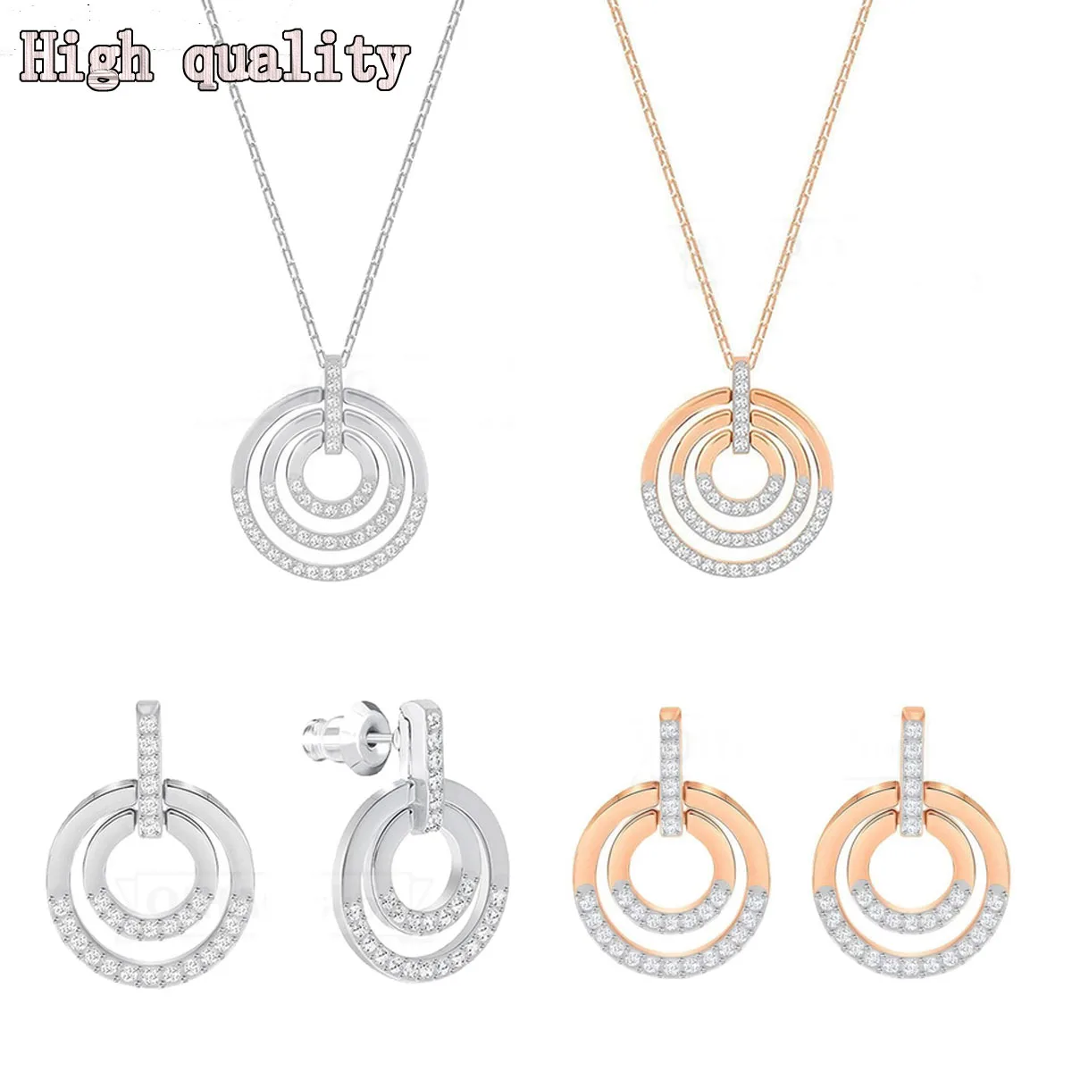 New Fashion Jewelry SWA Simple Round Crystal Women's Charm Necklace High Quality Girlfriend Christmas Gifts Romantic
New Fashion Jewelry SWA Simple Round Crystal Women's Charm Necklace High Quality Girlfriend Christmas Gifts Romantic