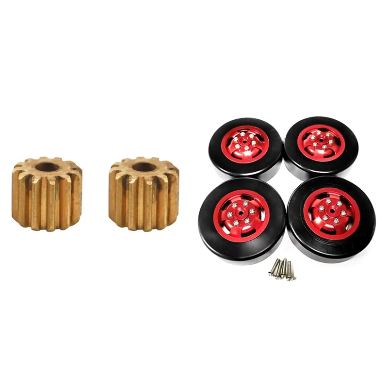 1Set D12 Hard Tires Tyre Wheel Upgrades Accessories For WPL D12 Red & 2 Pcs 12T Motor Gear
1Set D12 Hard Tires Tyre Wheel Upgrades Accessories For WPL D12 Red & 2 Pcs 12T Motor Gear