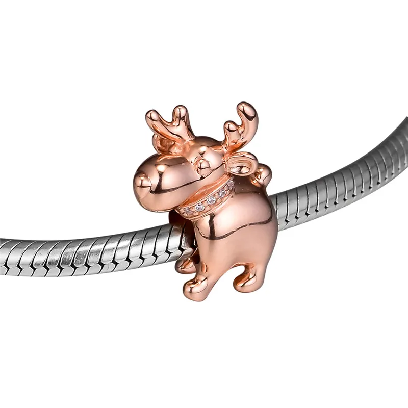 Happy Reindeer Charm Clear CZ Fashion Female Beads For Jewelry Making 925 Sterling Silver Jewelry Fit Charms Bracelets
Happy Reindeer Charm Clear CZ Fashion Female Beads For Jewelry Making 925 Sterling Silver Jewelry Fit Charms Bracelets