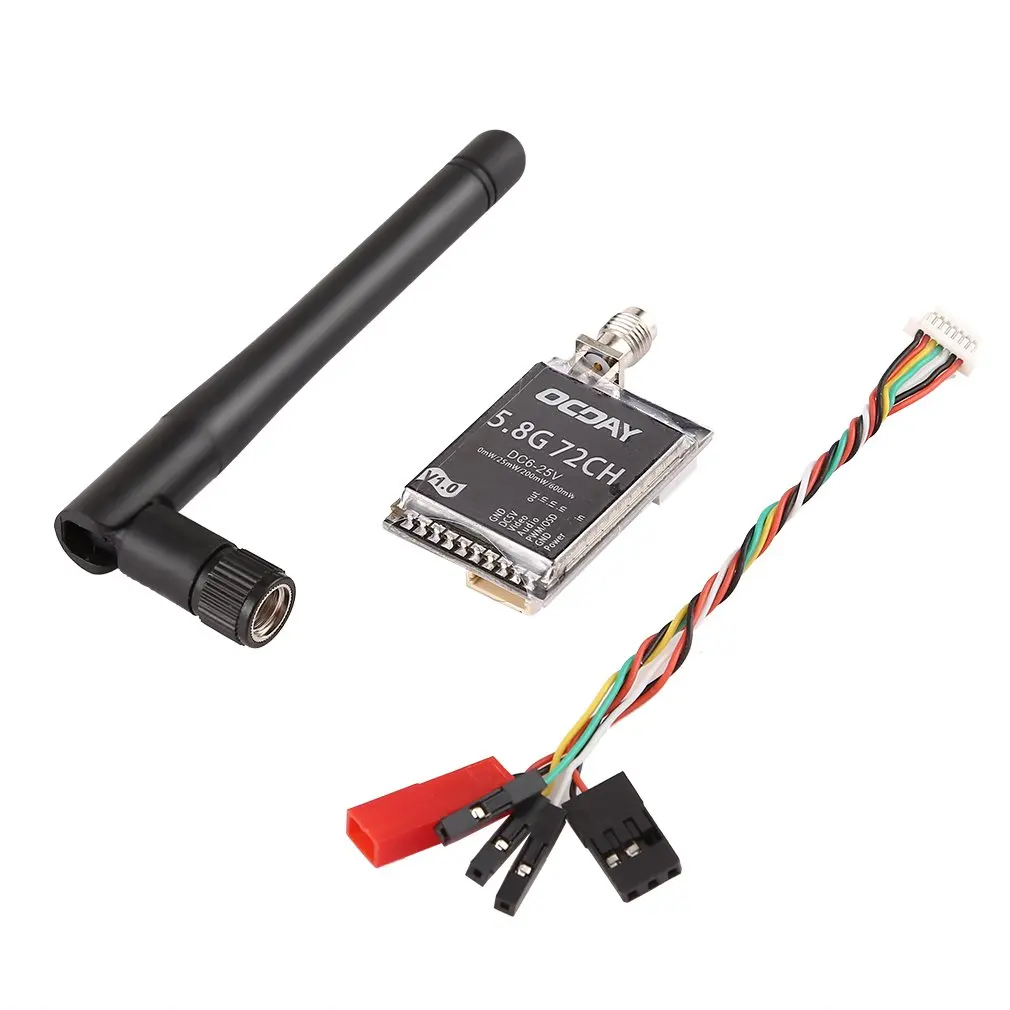 OCDAY Super Mini 5.8Ghz 72Channel DC 6-25V FPV Transmitter Variable Frequency 0/25mW/200mW/600mW Switchable
OCDAY Super Mini 5.8Ghz 72Channel DC 6-25V FPV Transmitter Variable Frequency 0/25mW/200mW/600mW Switchable