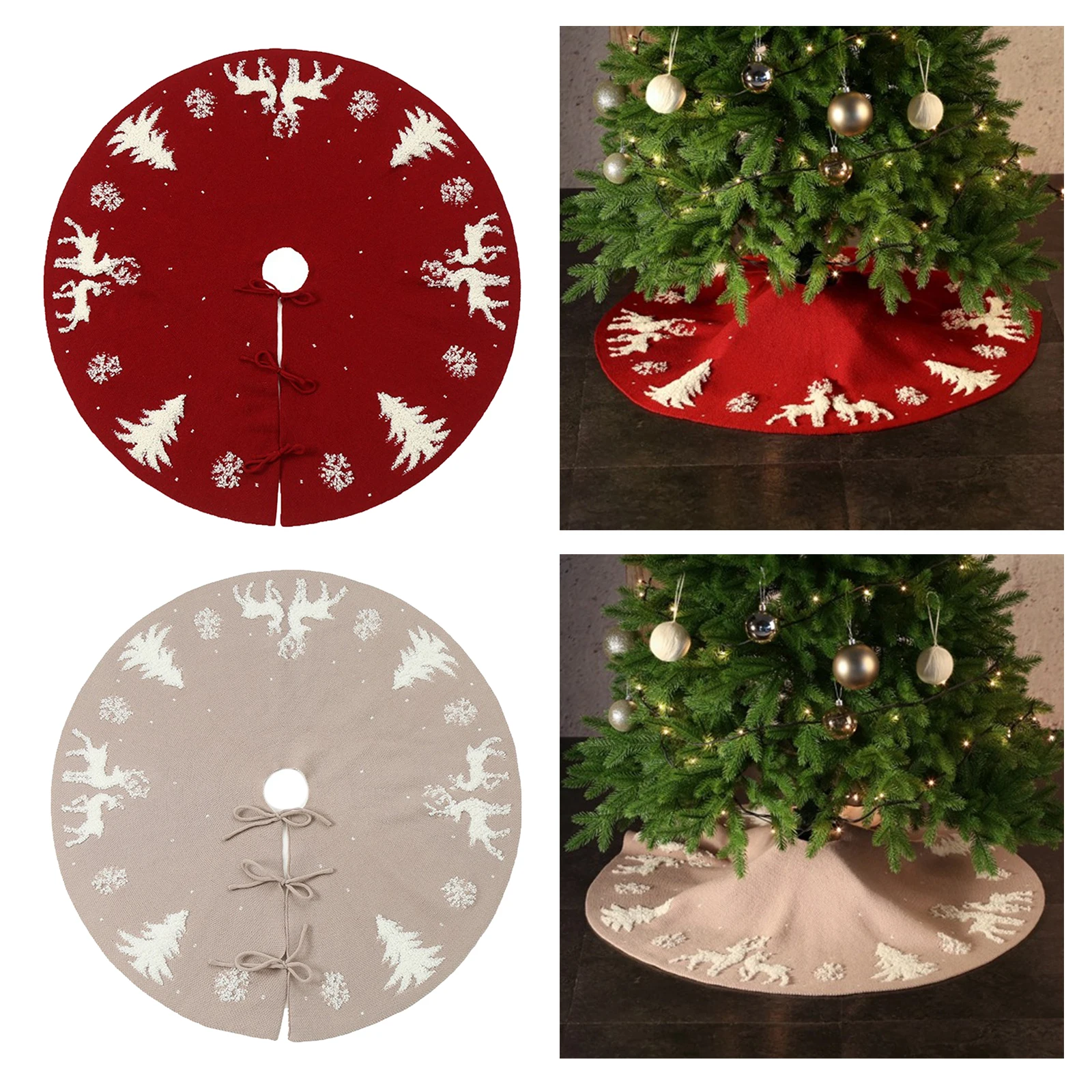 36" Tree Skirt Embroidered Round Cover Large 92cm for Gifts Party Ornament Christmas
36" Tree Skirt Embroidered Round Cover Large 92cm for Gifts Party Ornament Christmas