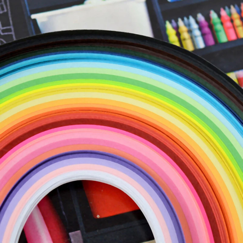 Rainbow Paper Quilling Strips Set 3mm 39cm Flower Gift Paper For Craft DIY Quilling Tools Handmade Paper Decoration
Rainbow Paper Quilling Strips Set 3mm 39cm Flower Gift Paper For Craft DIY Quilling Tools Handmade Paper Decoration