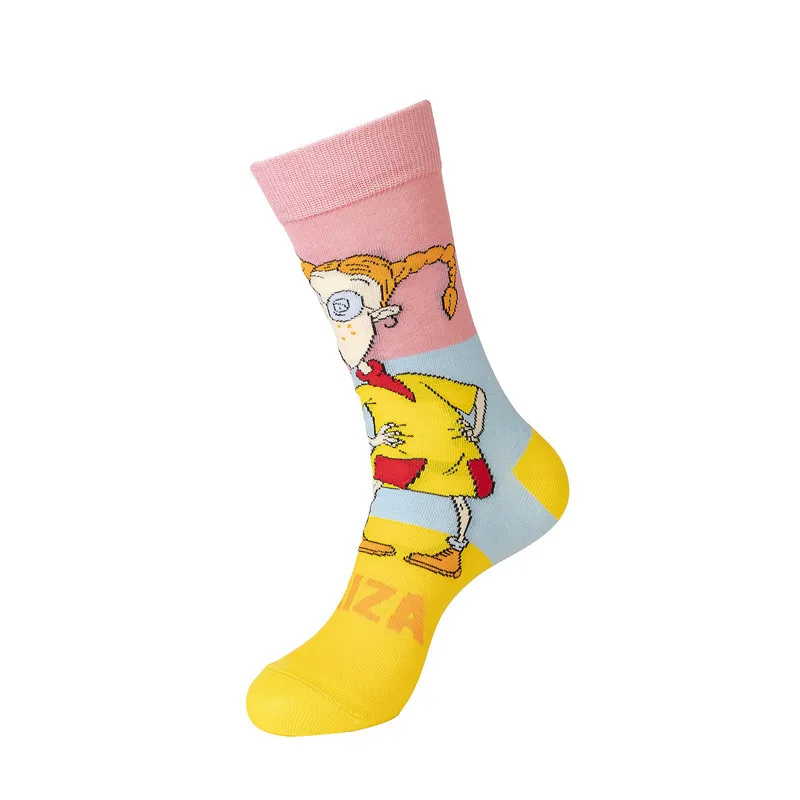 1 Pair Cartoon Anime Print Knee-High Socks Creative Personalized Men Women socks Comfort Breathable Cotton Sock Adult Long Socks
1 Pair Cartoon Anime Print Knee-High Socks Creative Personalized Men Women socks Comfort Breathable Cotton Sock Adult Long Socks