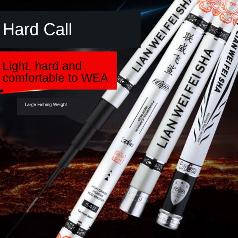 Carbon Fishing Rod 3.6m-7.2m Taiwan Fishing Rod Hand Rod 28 Adjustable 4H Telescopic Portable Super Hard Super Light Fishing
Carbon Fishing Rod 3.6m-7.2m Taiwan Fishing Rod Hand Rod 28 Adjustable 4H Telescopic Portable Super Hard Super Light Fishing