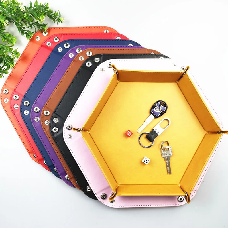 1pc PU leather foldable dice tray box game suitable for tabletop board games and generic construction easy to use and carry
1pc PU leather foldable dice tray box game suitable for tabletop board games and generic construction easy to use and carry