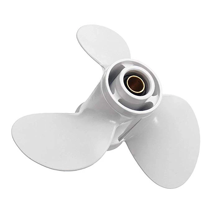 Outboard Propeller 664-45954-01-El 9-7 / 8 X 12 Suitable For Yamaha 20-30Hp Aluminum Alloy 3 Blade Black 10 Spline Tooth R Rotat
Outboard Propeller 664-45954-01-El 9-7 / 8 X 12 Suitable For Yamaha 20-30Hp Aluminum Alloy 3 Blade Black 10 Spline Tooth R Rotat