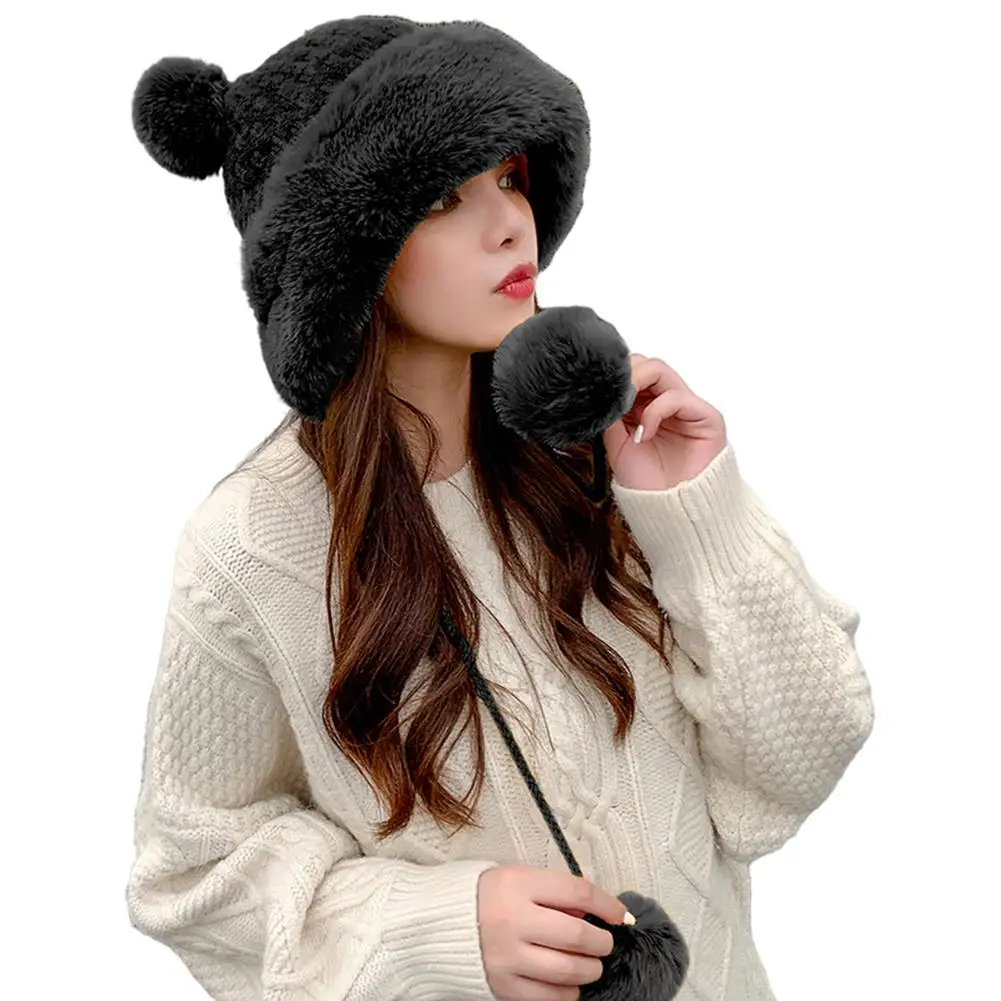 Women Winter Beanie Hats Soft Pompom Beanie Hats With Wide Brim Of Wool Faux Fur Perfect Gift For Mother Girlfriend Daughter
Women Winter Beanie Hats Soft Pompom Beanie Hats With Wide Brim Of Wool Faux Fur Perfect Gift For Mother Girlfriend Daughter