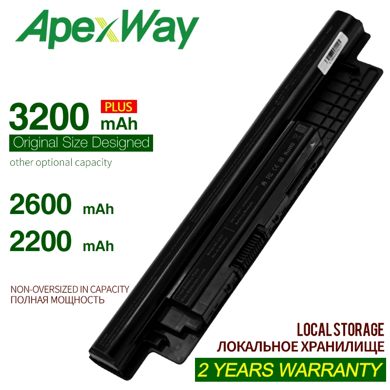 Портативный аккумулятор ApexWay для Dell XCMRD 3521mr90y N121Y 6K73M YGMTN Pour Inspiron 3721 N3521 серия 3531 RP1F7 |