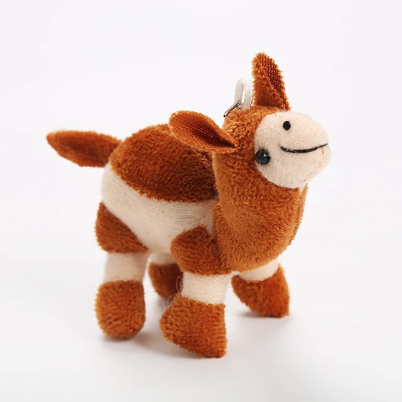 

cute Camel Pendant Plush Toy Soft Filled Plush Animal Phone Backpack Pendant Keychain Fun Kids Gift