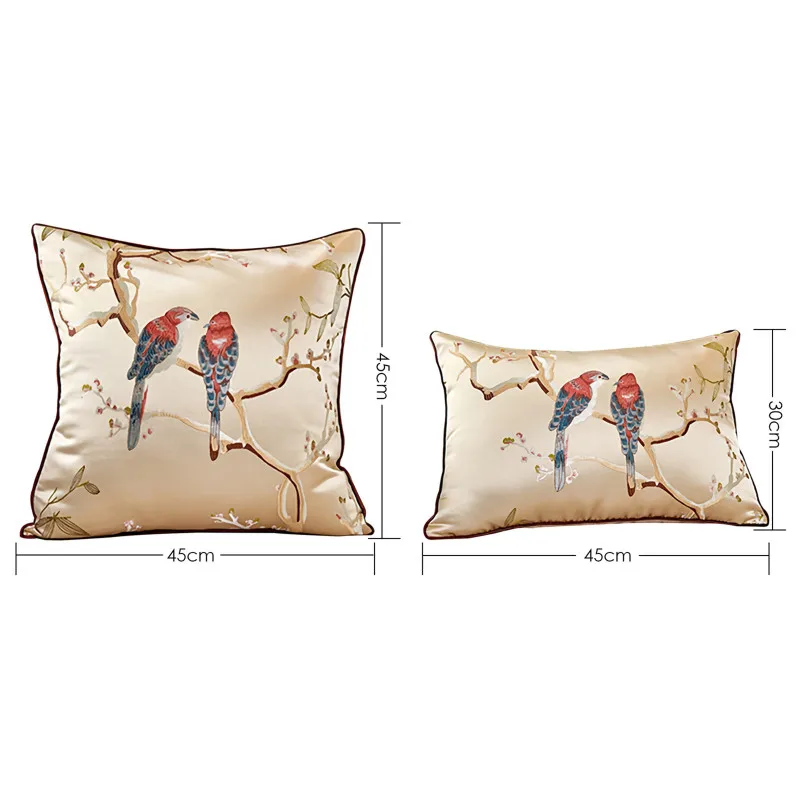 High Precision Embroidery Jacquard Pillow Cases Mahogany Sofa Cushion Pillowcase Large Throw Pillow Home Decoration Pillows
High Precision Embroidery Jacquard Pillow Cases Mahogany Sofa Cushion Pillowcase Large Throw Pillow Home Decoration Pillows
