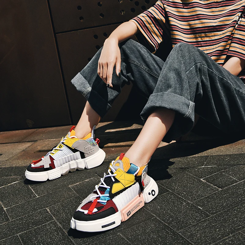 Fashion Colorful Platform Men Casual Shoes Breathable Men Designer Shoes Hip-hop Luxury Brand Couple Sneakers Men Zapatos Hombre
Fashion Colorful Platform Men Casual Shoes Breathable Men Designer Shoes Hip-hop Luxury Brand Couple Sneakers Men Zapatos Hombre