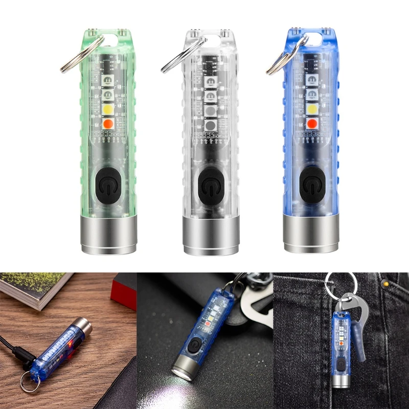 W3JE Powerful Mini LED Flashlight Portable Keychain Bright Torch USB Rechargeable IP65 Waterproof Pocket Light
W3JE Powerful Mini LED Flashlight Portable Keychain Bright Torch USB Rechargeable IP65 Waterproof Pocket Light