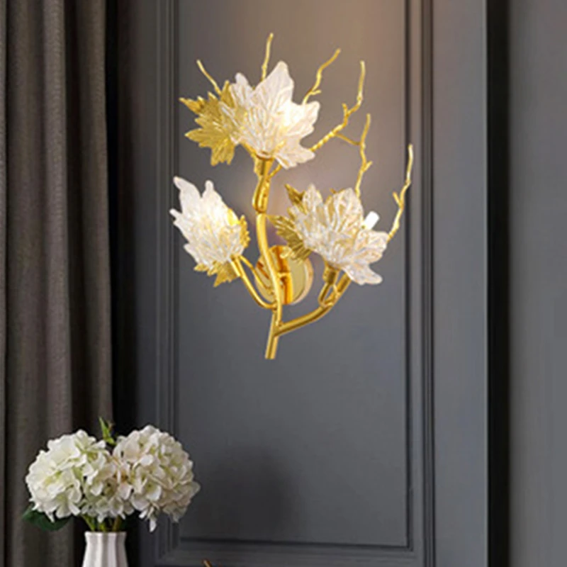 Light Luxury Crystal Wall Lamp Designer Branch Bedside Home Decor Creative Atmosphere Wall Light Living Room Bedroom Decorative
Light Luxury Crystal Wall Lamp Designer Branch Bedside Home Decor Creative Atmosphere Wall Light Living Room Bedroom Decorative