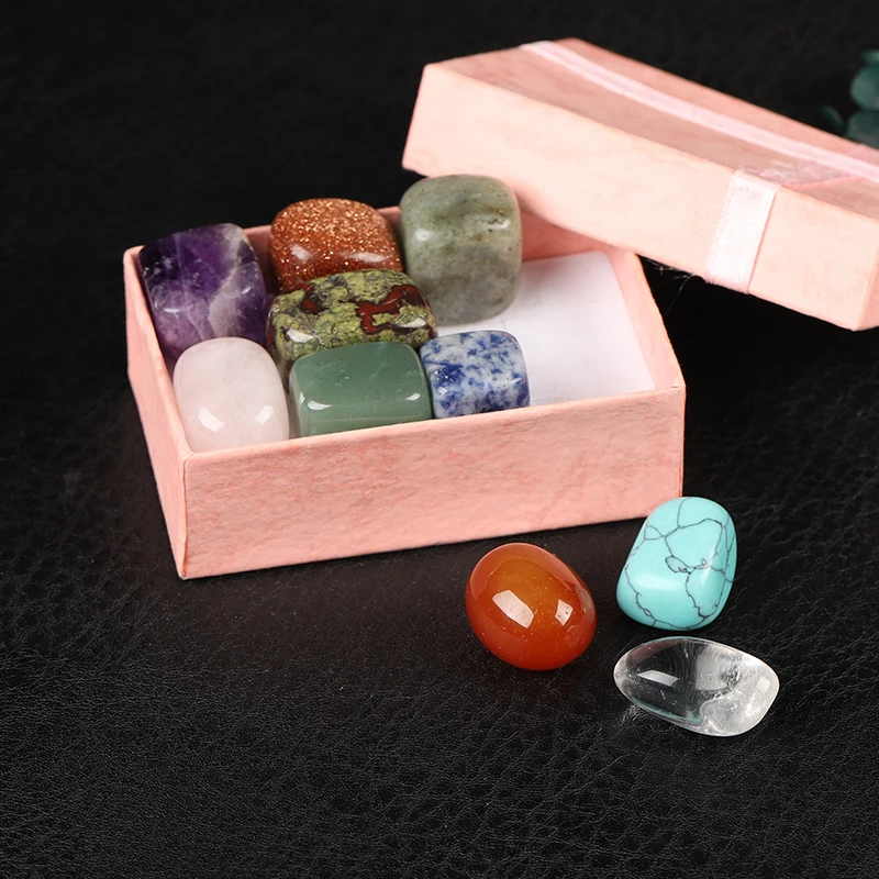 10 Stuks/doos Natuurlijke Kristal, Edelsteen Chakra Healing Quartz Minerale, Woninginrichting, kinderen Gift Box
10 Stuks/doos Natuurlijke Kristal, Edelsteen Chakra Healing Quartz Minerale, Woninginrichting, kinderen Gift Box