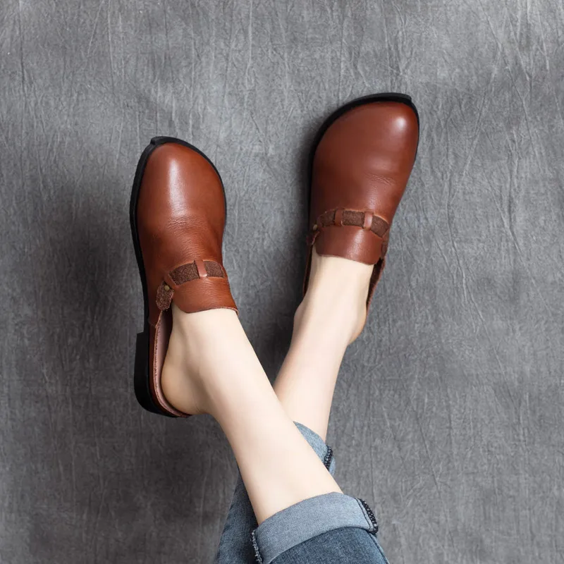 Women Leather Mules Low Heels Spring Shoes For Women Genuine Leather Black Slippers Summer Ladies Handmade 2021 Brand Shoes
Women Leather Mules Low Heels Spring Shoes For Women Genuine Leather Black Slippers Summer Ladies Handmade 2021 Brand Shoes