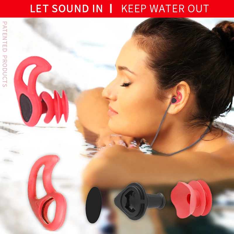 Soft Silicone Sound Waterproof Earplugs Swimming Ear Plugs Diving WaterNoise Cancelling Reusable Hearing Protection Earbuds
Soft Silicone Sound Waterproof Earplugs Swimming Ear Plugs Diving WaterNoise Cancelling Reusable Hearing Protection Earbuds